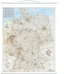 Stra&szlig;enkarte Deutschland beschreibbare Tafel 1:800.000 97x137cm