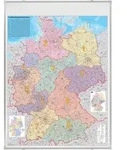 FRANKEN Deutschland Postleitzahlen-Karte, pinnbar
