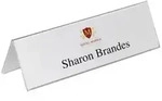 DURABLE - Schildhalterung - Desktop - f&uuml;r A4, 105 x 297 mm - doppelseitig -