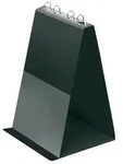 Veloflex Tischflipchart V4102080 DIN A4 hoch 4Ringe 10H&uuml;llen schwarz