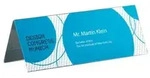 Sigel - Schildhalterung - Desktop - f&uuml;r 240 x 90 mm - doppelseitig - klar (Packung