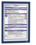 Durable DURAFRAME - Dokumentenhalterung - f&uuml;r A4 - doppelseitig - dunkelblau