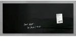 Magnetboard Glas artverum 135x55cm schwarz