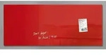Magnetboard Glas artverum 135x55cm rot
