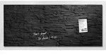 Magnetboard Glas Design Schiefer 130x55cm