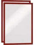 Durable Duraframe A3, A3, Rot, Hochformat/Querformat, 325 mm, 445 mm, 2 St&uuml;ck(e)