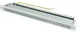 Teleg&auml;rtner 100007018 24 Port Netzwerk-Patchpanel 483mm (19 ) CAT 6a Lichtgrau (RAL
