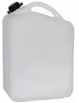 Geli 202-02005 Wasserkanister 20 Liter, wei&szlig;/semi-transparent