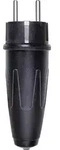 Schneider Electric 123551 Schutzkontaktstecker Vollgummi 250V Schwarz IP44
