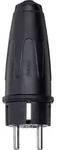 Schneider Electric 122051 Schutzkontaktstecker Vollgummi 250V Schwarz IP20