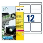 AVERY ZWECKFORM - Avery Heavy Duty Laser Labels - Polyester - wei&szlig; - 99.1 x 42.3 mm