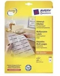 AVERY ZWECKFORM - Avery - Wei&szlig; - 48.5 x 25.4 mm 1000 Etikett(en) (25 Bogen x 40)