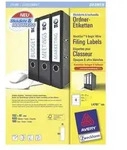 AVERY ZWECKFORM - Avery File Folder Labels - Wei&szlig; - 61 x 192 mm 400 Stck. (100 Bogen