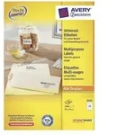 AVERY ZWECKFORM - Avery - Wei&szlig; - 70 x 35 mm 2400 Etikett(en) (100 Bogen x 24)