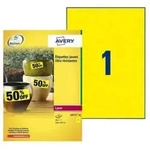 Avery Zweckform - Polyester - Klebstoff - Gelb - A4 (210 x 297 mm)