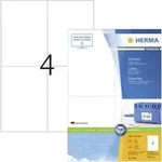 Herma 4676 Universal-Etiketten 105 x 148mm Papier Wei&szlig; 400 St. Permanent haftend