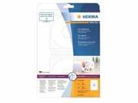 HERMA Special - Papier - matt - permanent selbstklebend - weiß - 116 mm rund 50