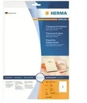 HERMA Special - Polyester - gl&auml;nzend - permanent selbstklebend - durchsichtig - A4
