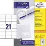 Avery Zweckform Etikett 3652-200 70x42,3mm wei&szlig; 4.200 St./Pack.