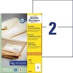 AVERY&reg; Zweckform LR3655 Recycling Universal-Etiketten, 210 x 148 mm, 100 Bogen/2