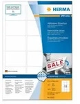 HERMA Special - Papier - matt - selbstklebend, entfernbarer Klebstoff - wei&szlig; - 63.5