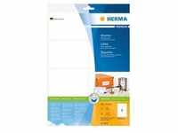 HERMA Premium - Papier - matt - permanent selbstklebend - weiß - 105 x 74 mm 80
