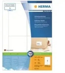 HERMA Premium - Papier - matt - permanent selbstklebend - wei&szlig; - 139.7 x 78.7 mm 400