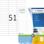 Herma 4459 Universal-Etiketten 70 x 16.9 mm Papier Wei&szlig; 5100 St. Permanent...