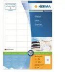 HERMA Premium - Papier - matt - permanent selbstklebend - wei&szlig; - 48.5 x 25.4 mm 4000
