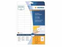 HERMA Special - Weiß - 48.3 x 16.9 mm 1600 Etikett(en) (25 Bogen x 64)