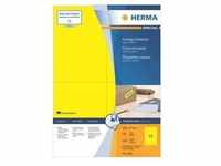 HERMA Special - Papier - matt - permanent selbstklebend - Gelb - 105 x 37 mm 1600