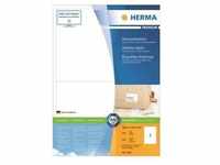 HERMA Premium - Papier - matt - permanent selbstklebend - weiß - 199.6 x 143.5 mm