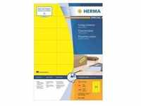 HERMA Special - Papier - matt - permanent selbstklebend - Gelb - 70 x 37 mm 2400