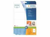 HERMA Premium - Papier - matt - permanent selbstklebend - weiß - 97 x 67.7 mm 200