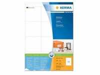 HERMA Premium - Papier - matt - permanent selbstklebend - weiß - 70 x 67.7 mm 2400
