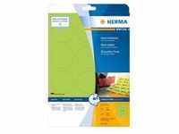 HERMA Special - Papier - matt - permanent selbstklebend - Luminous Green - 60 mm rund