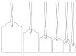 HERMA - Wei&szlig; - 25 x 38 mm 1000 Stck. Preisschildetiketten