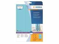 HERMA Special - Papier - matt - permanent selbstklebend - Blau - 61 x 297 mm 60
