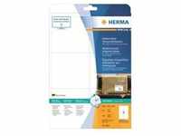 HERMA Special - Polyester - matt - extra stark selbstklebend - weiß - 99.1 x 93.1 mm