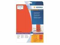 HERMA Special - Papier - matt - permanent selbstklebend - perforiert - Rot - 61 x 297