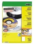 CD-/DVD-Etiketten Inkjet/Laser Kopier 117mm VE=50 St&uuml;ck (25 Blatt) wei&szlig;
