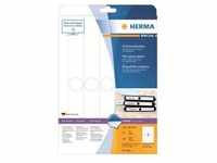 HERMA Special - Papier - matt - permanent selbstklebend - perforiert - weiß - 34 x