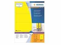 HERMA Special - Papier - matt - permanent selbstklebend - Gelb - 192 x 61 mm 400