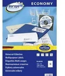 Europe 100 ELA038 Universal-Etiketten 105 x 42.3 mm Papier Wei&szlig; 1400 St. Permanent