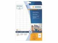 HERMA Special - Papier - matt - extra stark selbstklebend - weiß - 25.4 x 16.9 mm