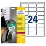 Avery Zweckform - Polyethylen (PE) - matt - permanenter Klebstoff - wei&szlig; - 63.5 x