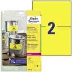 Avery-Zweckform L6130-20 Folien-Etiketten 210 x 148mm Polyester-Folie Gelb 40 St.