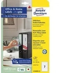 AVERY Zweckform Ordnerr&uuml;cken-Etiketten, 38 x 192 mm, wei&szlig;
