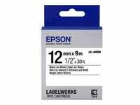 Epson LabelWorks LK-4WBN - Schwarz auf Weiß - Rolle (1,2 cm x 9 m)