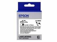 Epson LabelWorks LK-4WBA5 - Schwarz auf Weiß - Rolle (0,5 cm x 2,5 m)